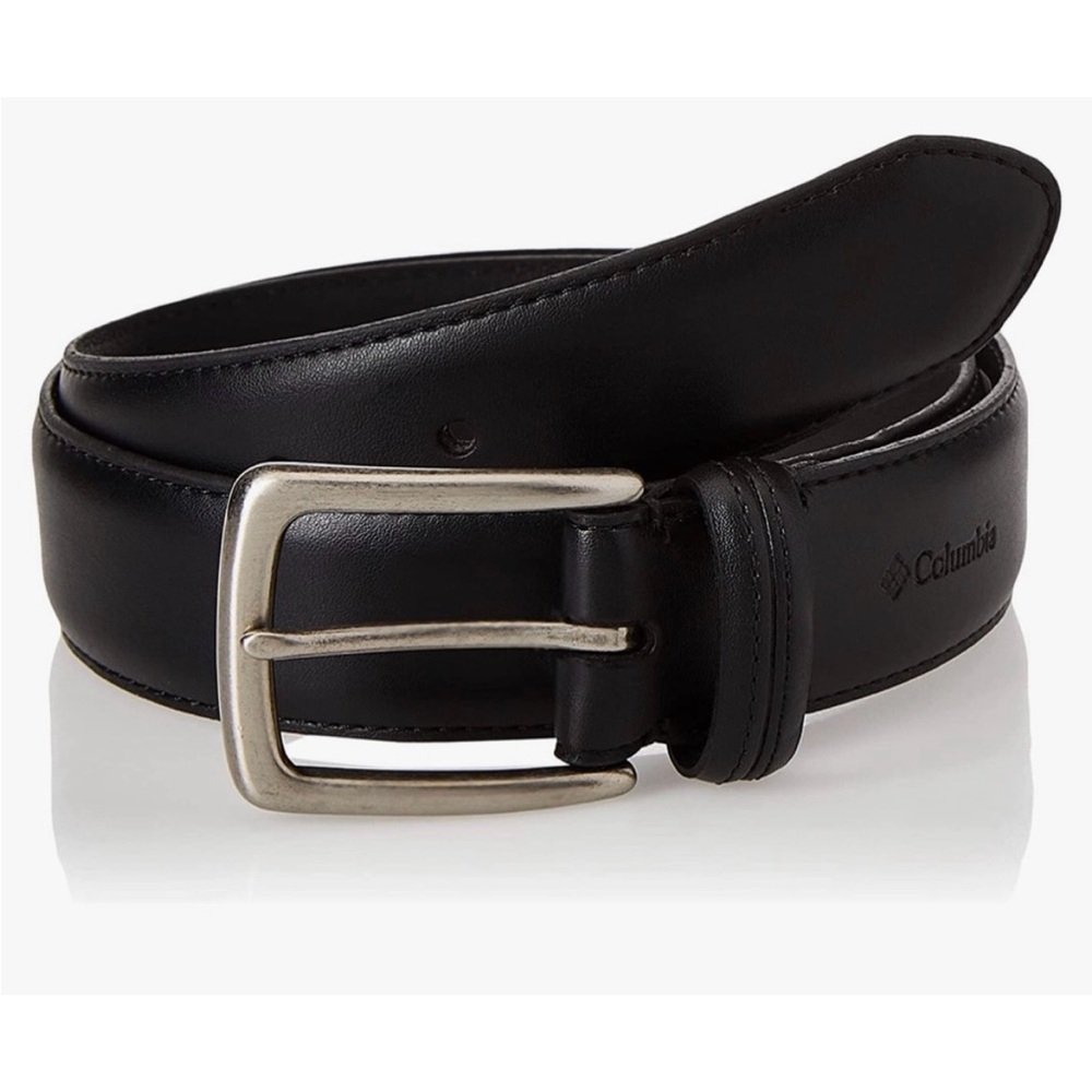 Columbia Black Leather Belt